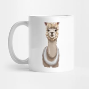 Cute Alpaca Drawing Mug